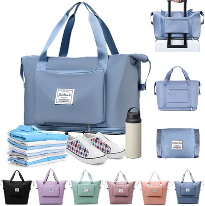 Water Proof Foldable Travel Duffel Bag With Pocket ( Buy 1 Get 1 )