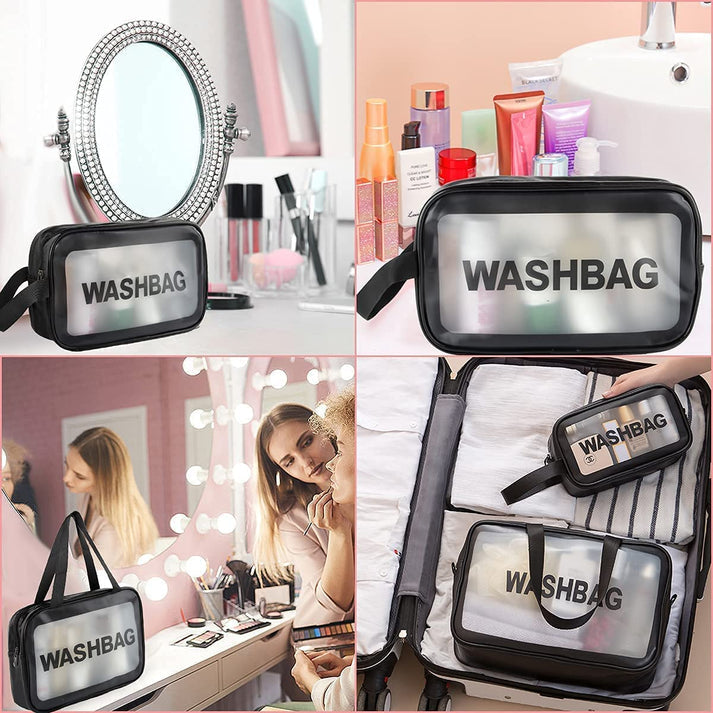 Travel Makeup Cosmetic Or Toiletry Bag (Set of 3)