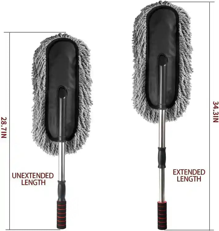 Horaa Extendable Microfiber Cleaning Brush For Car And Home Cleaning