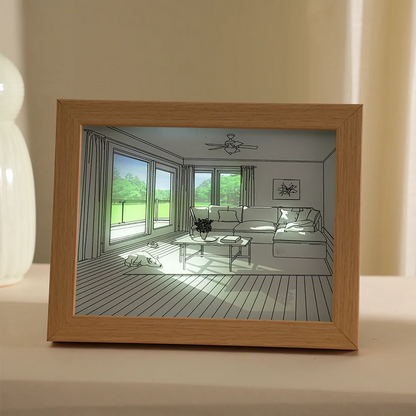 Aesthetic Light Art Frame