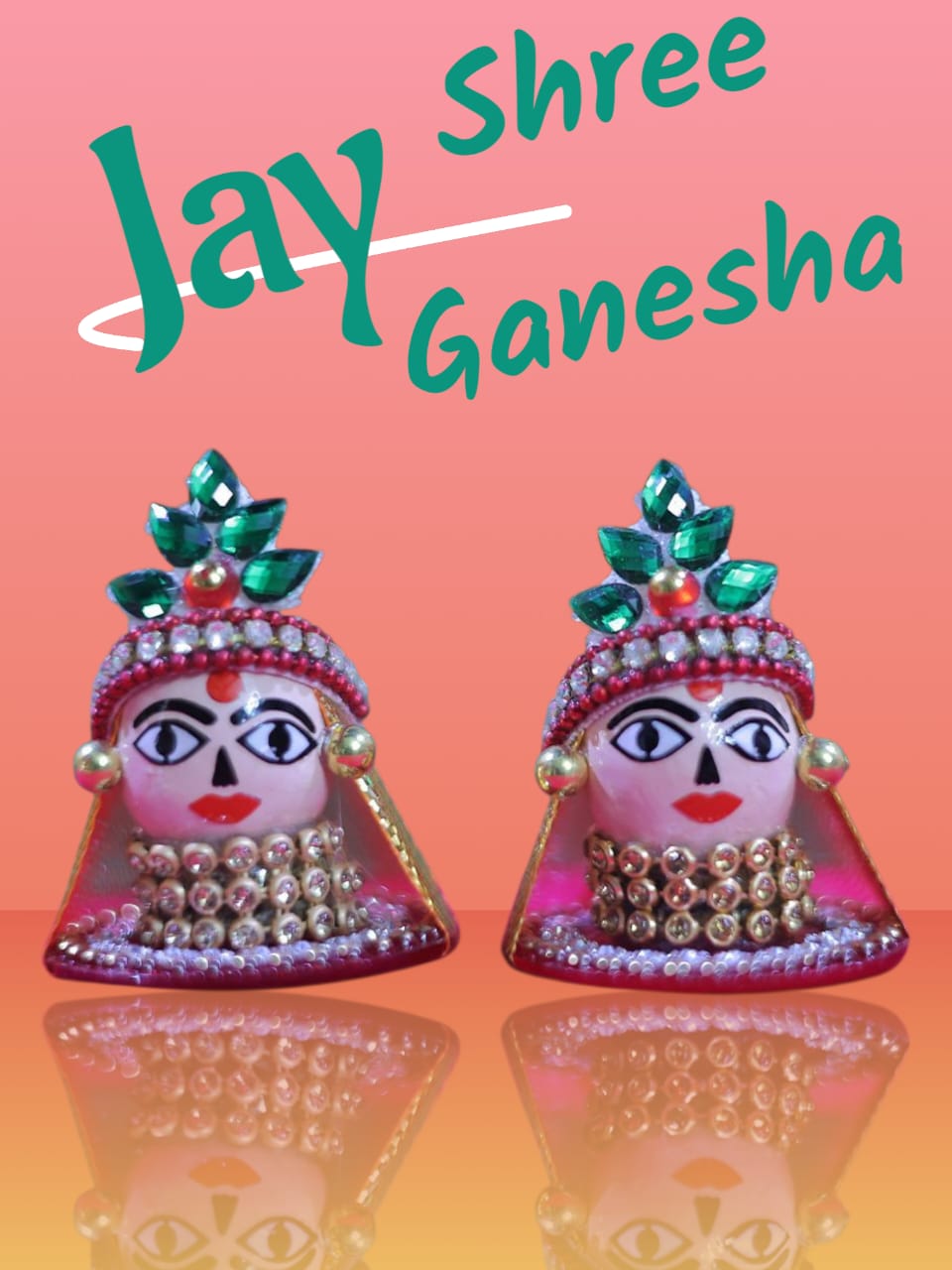 🙏🏻Riddhi Siddhi Idol Pair Lord Ganesha's Wife - Blessings of Prosperity & Wisdom "सुखसमृद्धाः भवतः"🙏🏻