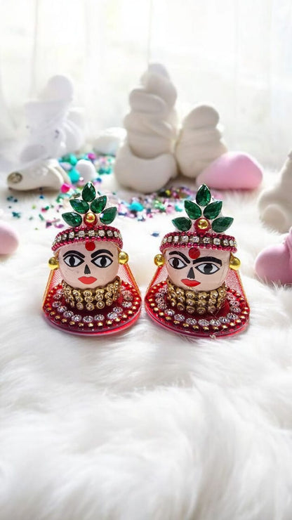 🙏🏻Riddhi Siddhi Idol Pair Lord Ganesha's Wife - Blessings of Prosperity & Wisdom "सुखसमृद्धाः भवतः"🙏🏻