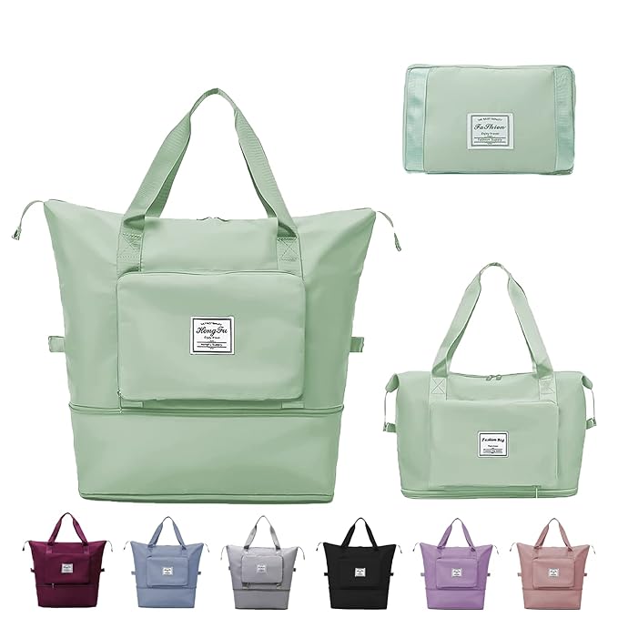 Water Proof Foldable Travel Duffel Bag With Pocket ( Buy 1 Get 1 )