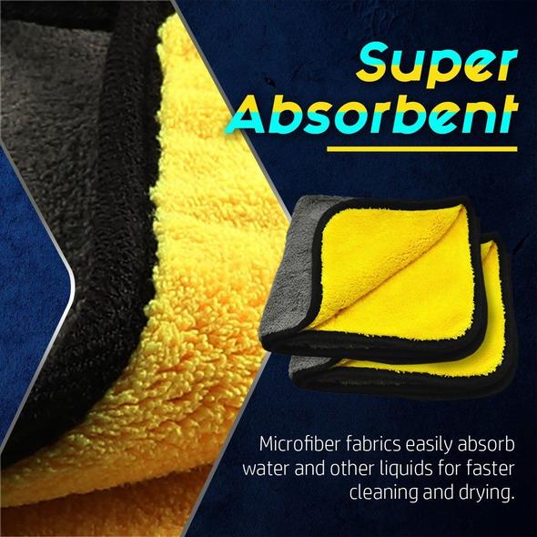 Super Water Absorbing Multiple use Microfiber Cloth for Home Kitchen & Car Cleaning Polishing & Detailing ( Buy 1 Get 1 Free )