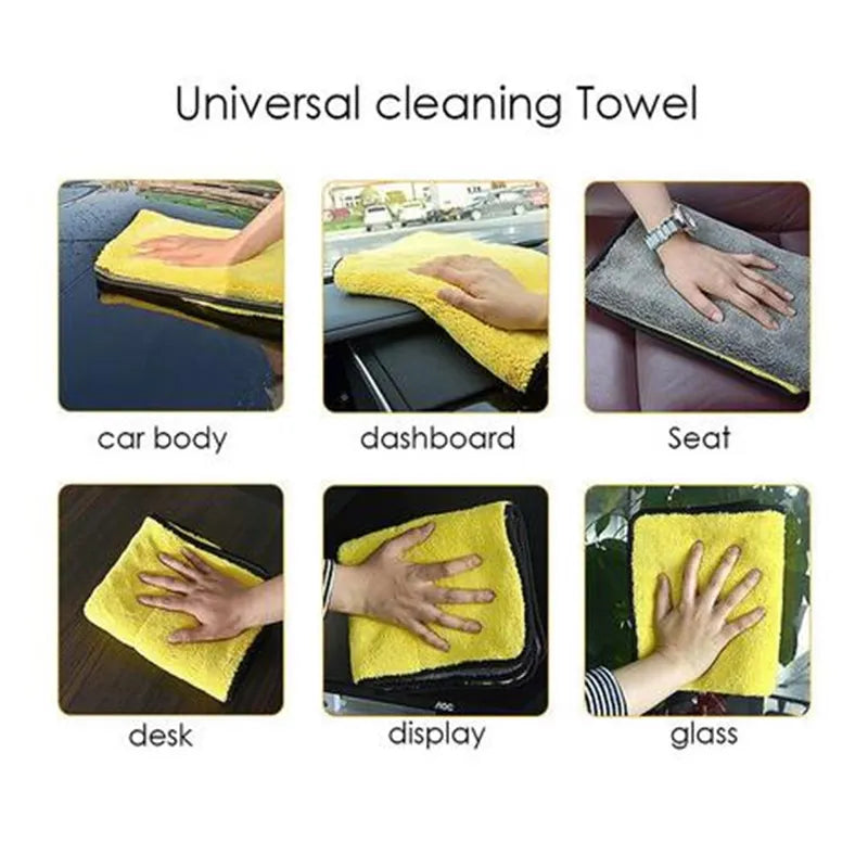 Super Water Absorbing Multiple use Microfiber Cloth for Home Kitchen & Car Cleaning Polishing & Detailing ( Buy 1 Get 1 Free )